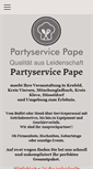 Mobile Screenshot of partyservice-pape.com
